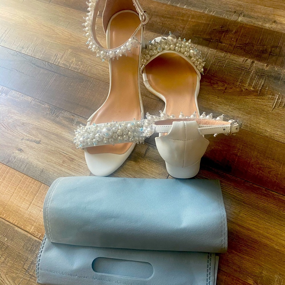 Beautifully handmade wedding shoes